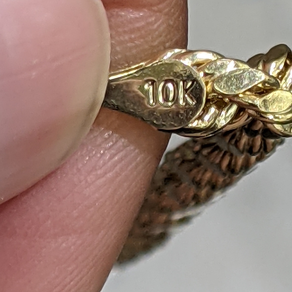 10kt Real Gold Rope Chain - Picture 7 of 10